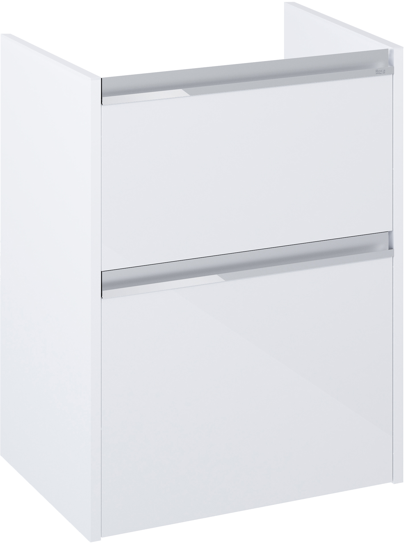 Darmowa Dostawa - Szafka 58.5x46x66.3 cm podumywalkowa wisząca biała Roca Gap Pro A857896806