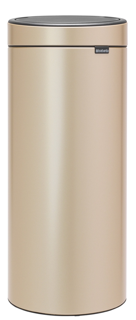 Darmowa Dostawa - Kosz na śmieci 30 l złoty Brabantia Touch Bin 304507