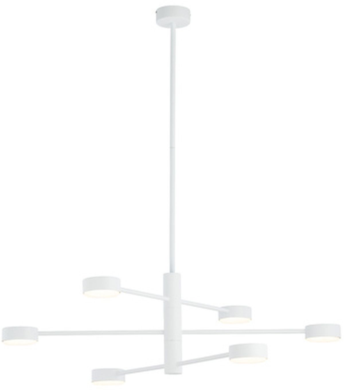 Darmowa Dostawa - Lampa podsufitowa 6x12 W biała Nowodvorski Lighting Orbit 7942