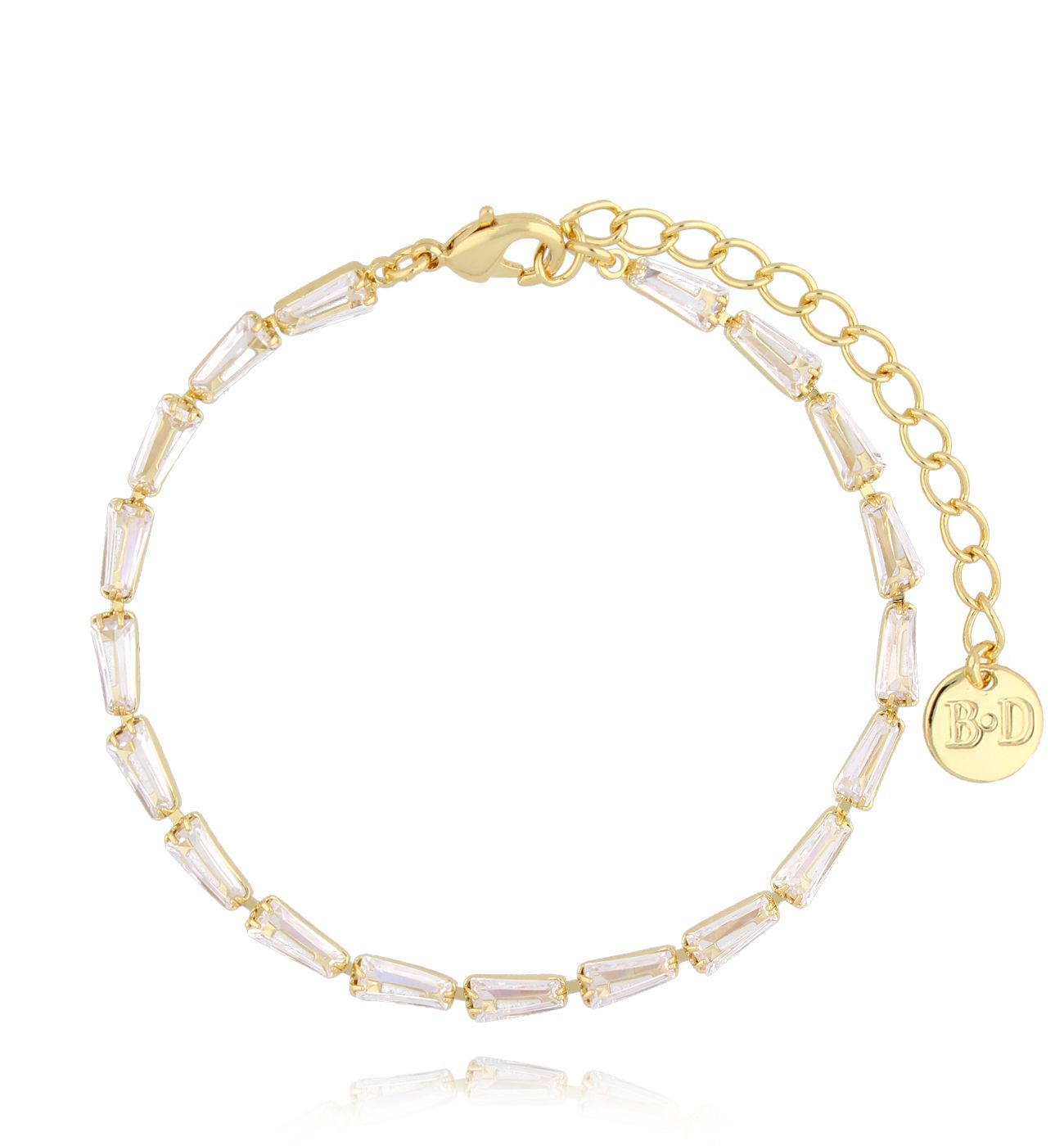 Bransoletka tenisowa z kryształami Mini Samantha BSS0172 - By Dziubeka