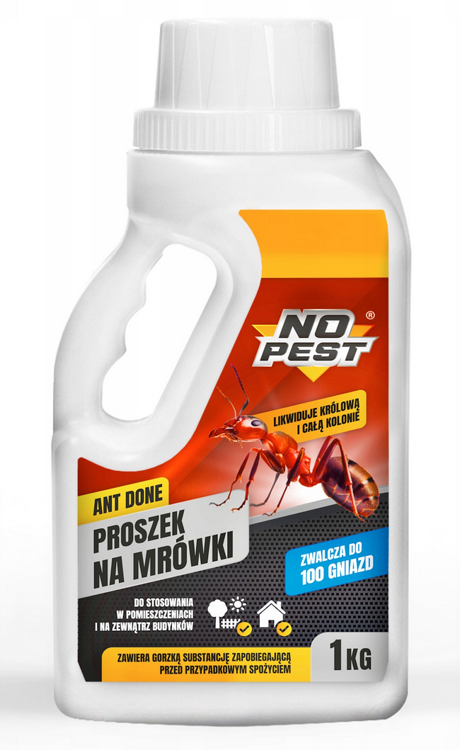 NO PEST 4ANTS PROSZEK NA MRÓWKI ORAZ MROWISKA 1KG - Petrostar