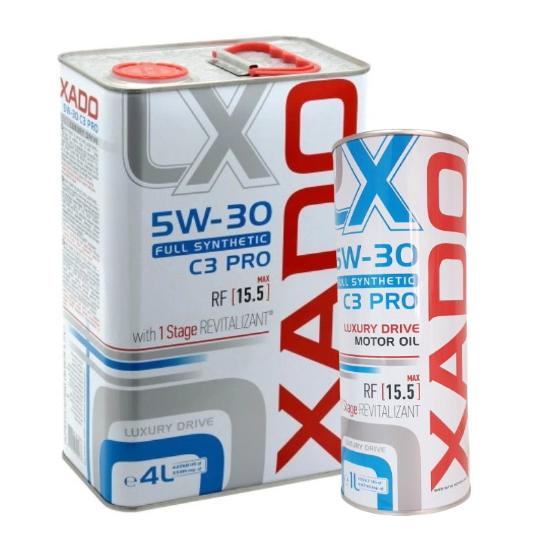 XADO LUXURY DRIVE 5W30 C3 PRO + 1STAGE REVITALIZANT 5L - Petrostar