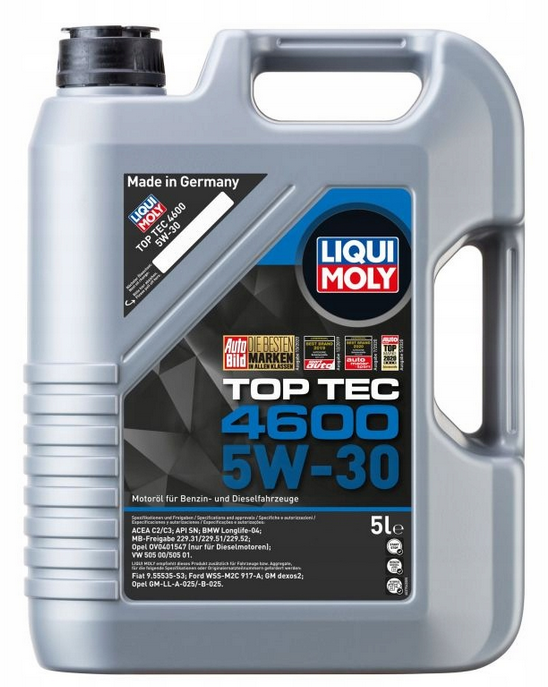 LIQUI MOLY 5W30 TOP TEC 4600 2316 5L - Petrostar