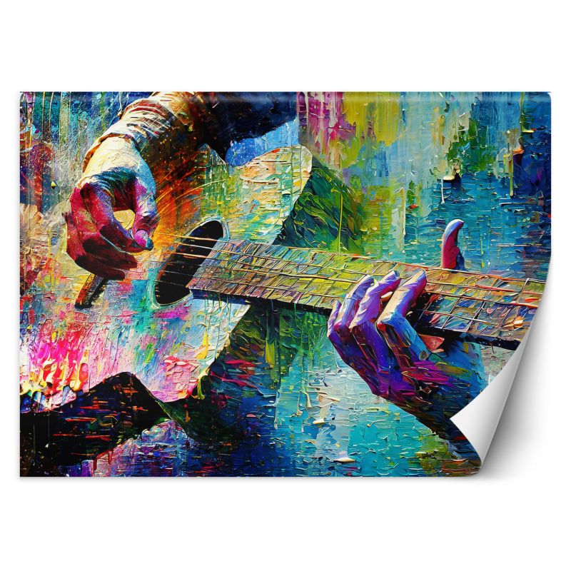 Fototapeta Feeby Gitara Muzyka Kolorowy 450x315 1 szt