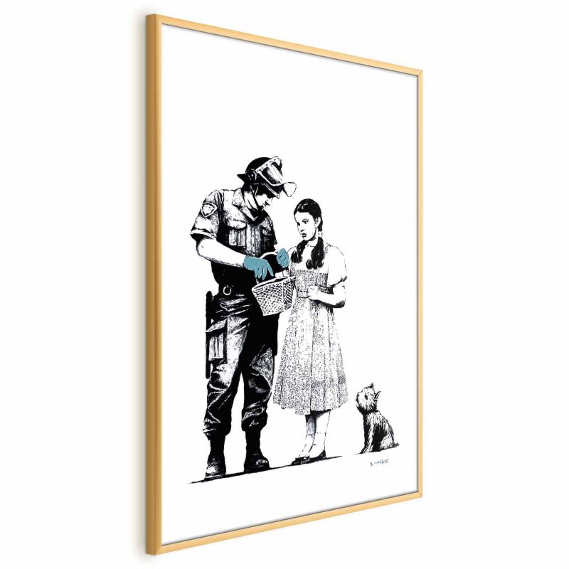 Plakat Artgeist Dorotka 60x90 cm z ramą złotą 1 szt