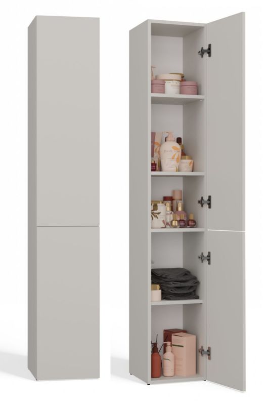 Szafka Łazienkowa Topeshop Regał Słupek Nel II Kaszmir 30x31x174 cm 1 szt.