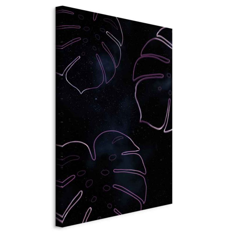 Obraz Artgeist Galaktyczna monstera 40 x 60 cm płótno włoskie 1 szt