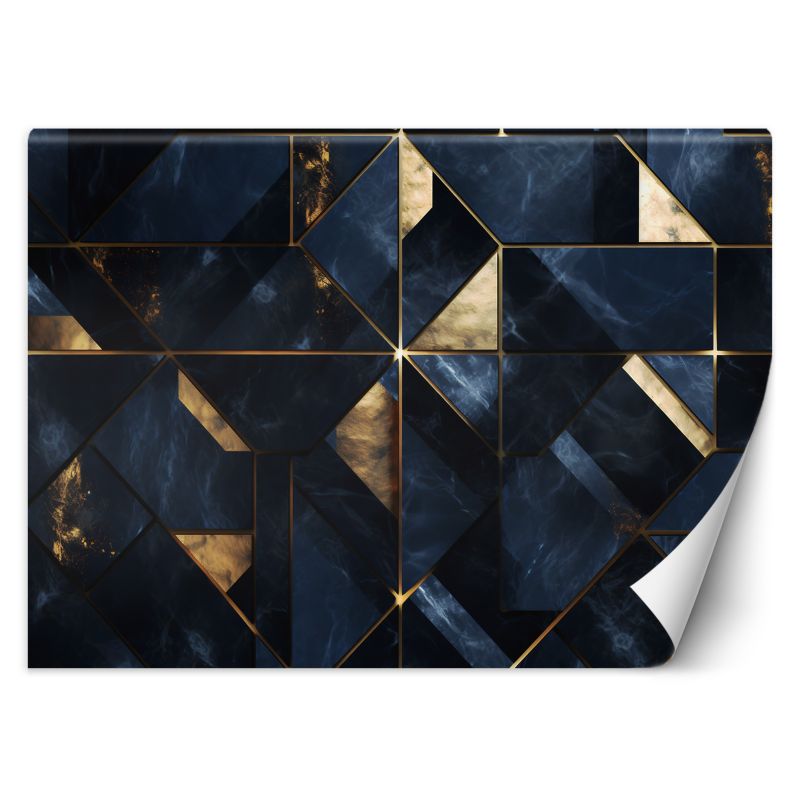Fototapeta Feeby Niebieski marmur 3D 450x315 1 szt