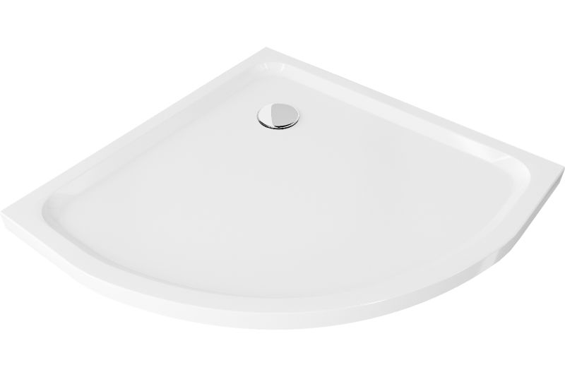 Brodzik półokrągły Mexen Flat biały 70x70 cm 41107070 1 szt.
