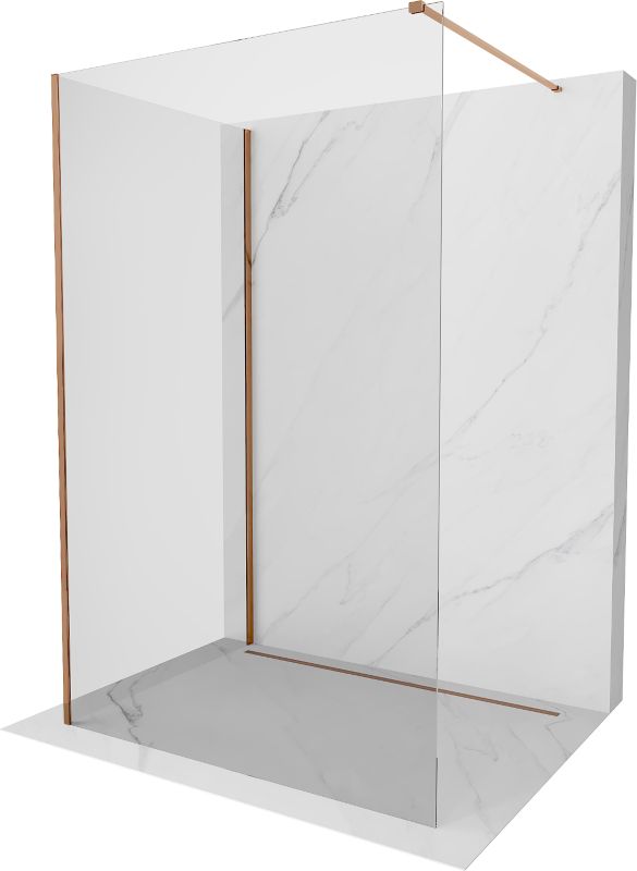 Ścianka prysznicowa Mexen Kioto różowe złoto 120 x 90 cm 800-120-212-60-00-090 1 szt.