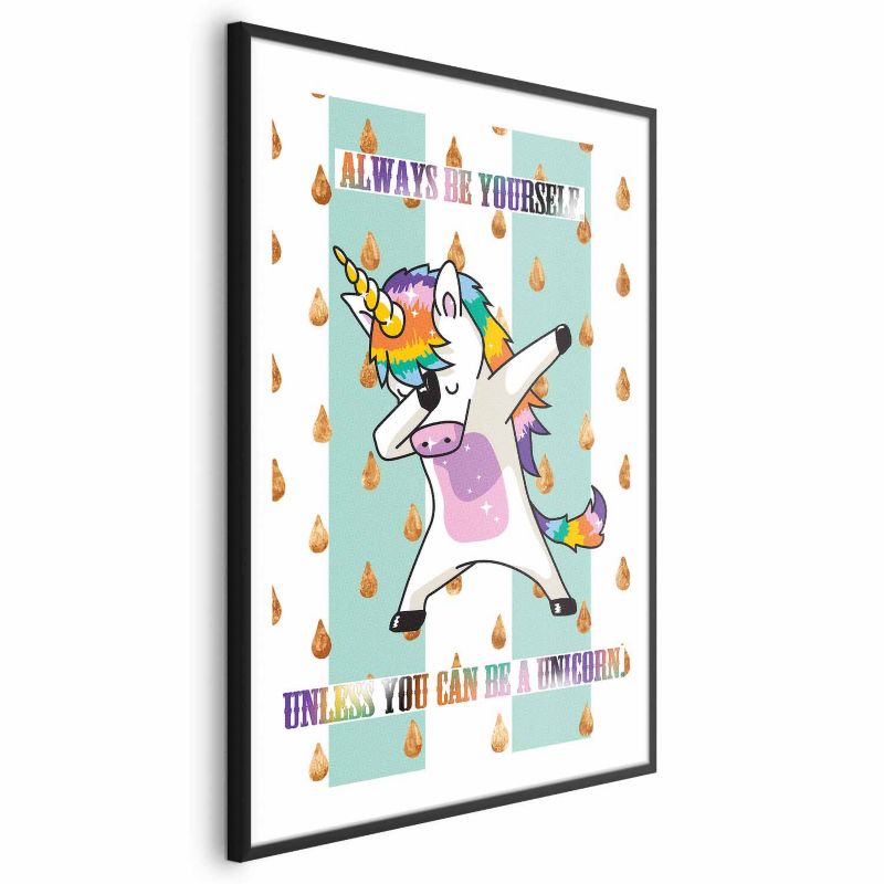 Plakat Artgeist Always be yourself 40x60 cm z ramą czarną 1 szt