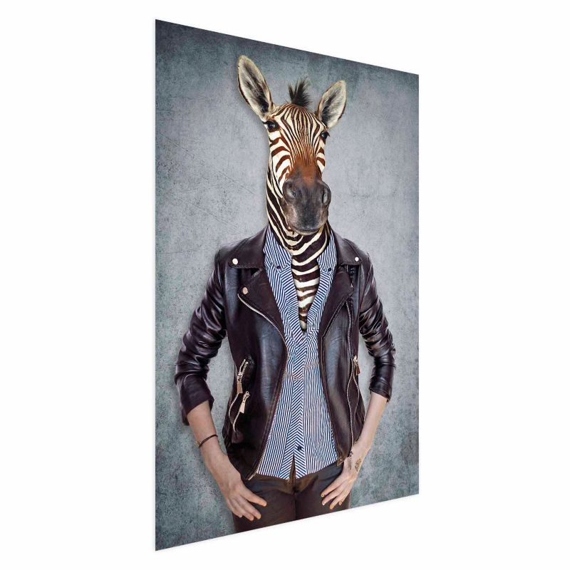 Plakat Artgeist Zebra Ewa 29,7x42 cm bez ramy 1 szt