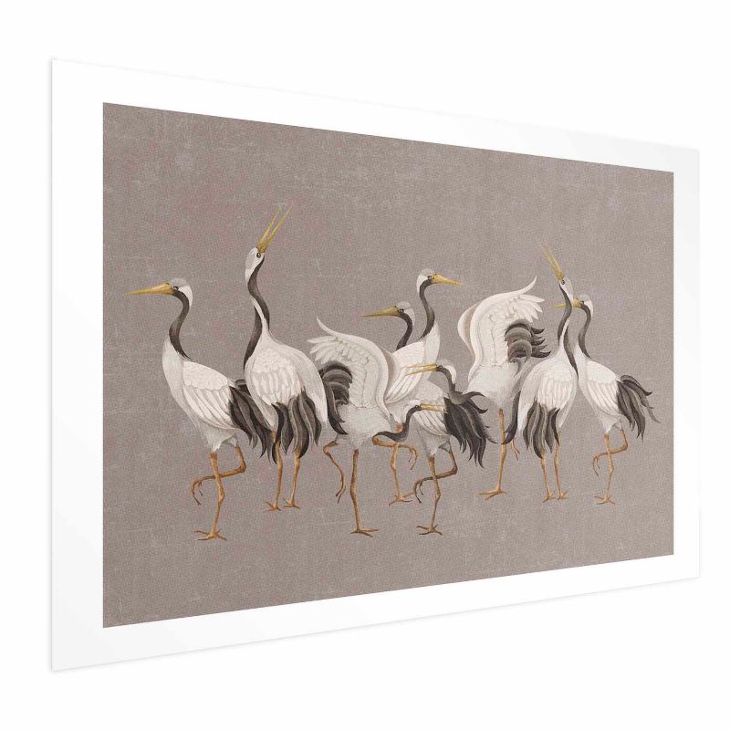 Plakat Artgeist Taniec żurawi 42x29,7 cm bez ramy 1 szt