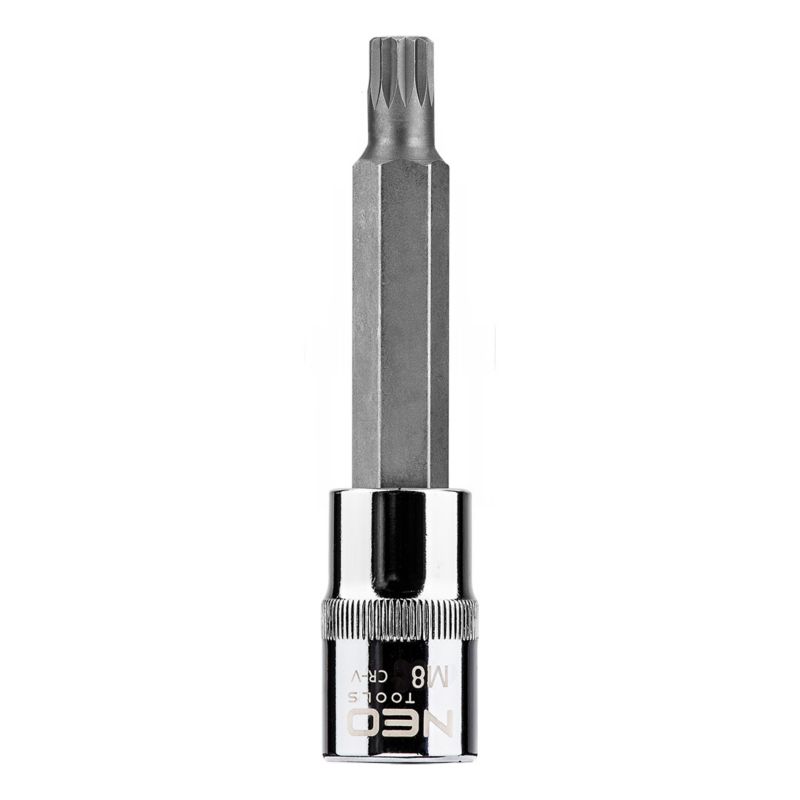 Końcówka Spline na nasadce 1/2" NEO TOOLS M8 x 100 mm 1 szt.