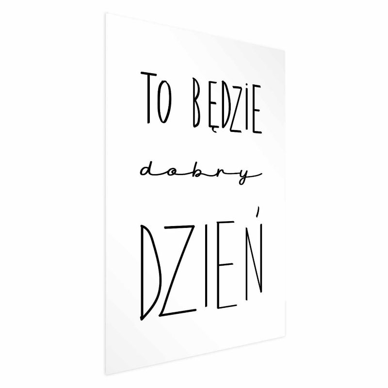 Plakat Artgeist Dobry dzień 29,7x42 cm bez ramy 1 szt