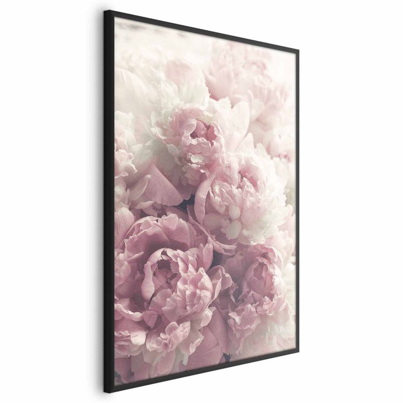 Plakat Artgeist Delikatne piwonie 29,7x42 cm z ramą czarną 1 szt
