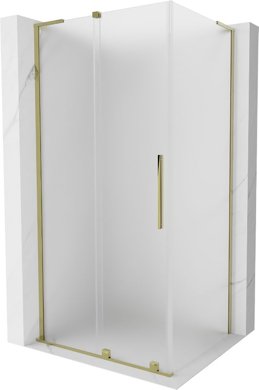 Kabina prysznicowa Mexen Velar L rozsuwana 110 x 75 cm szron złota 1 szt.