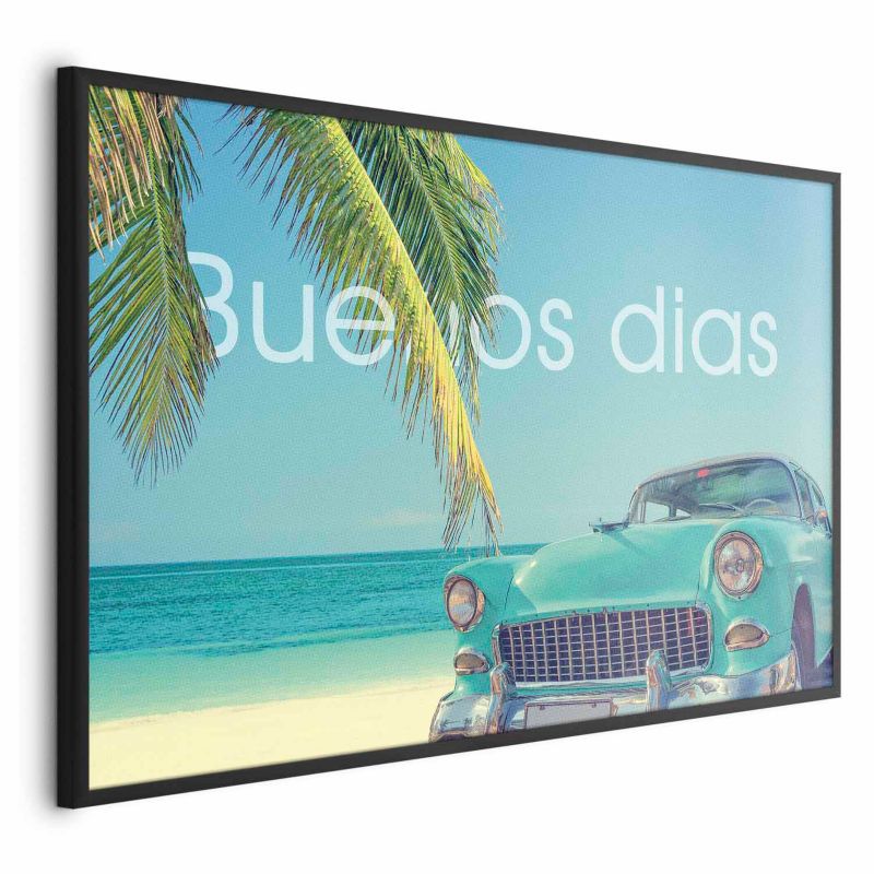 Plakat Artgeist Buenos dias 30x21 cm z ramą czarną 1 szt
