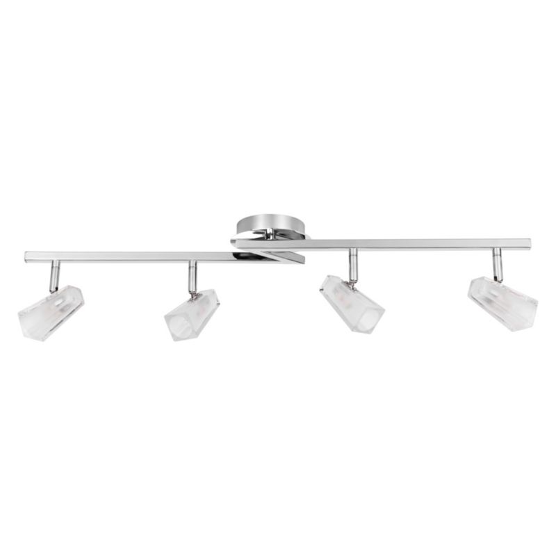 Lampa Sufitowa SPOT Light 4xG9 Max.28W Kombinacja Chromu i Bieli w Klasycznym Stylu od Polskiego Producenta, 1szt.