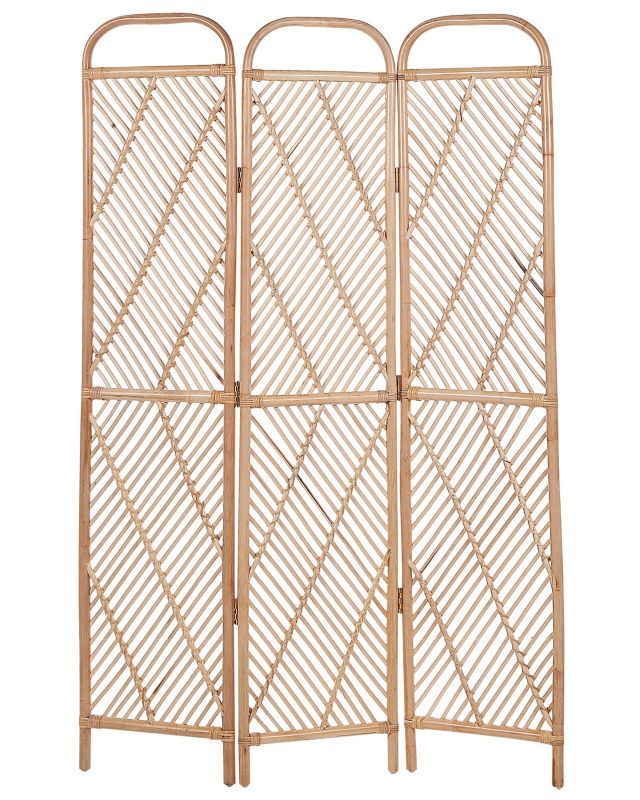 3-panelowy parawan pokojowy Cosenza Jasne drewno 1 szt.