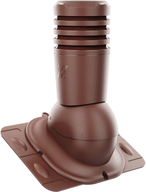 Kominek wentylacyjny Eco Line fi 125 mm brązowy
