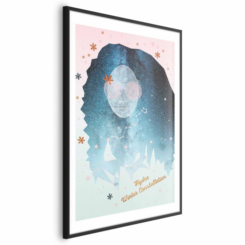 Plakat Artgeist Winter Constellation 40x60 cm z ramą czarną 1 szt