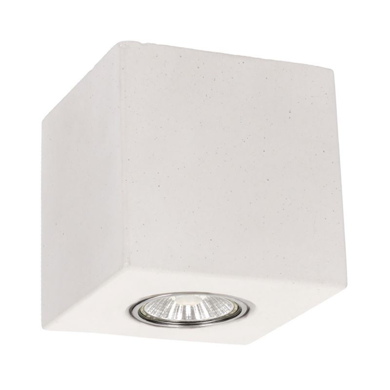 Lampa Sufitowa SPOT Light 1xGU10 Max.6W Biały Beton, Polski Producent, 1 szt.
