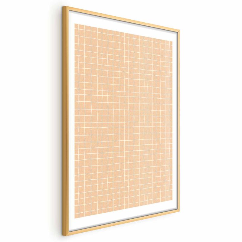 Plakat Artgeist Linie i szum 21x30 cm z ramą złotą 1 szt