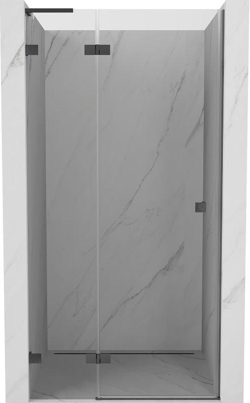 Drzwi prysznicowe uchylne Mexen Lunar L gun gray 70x200 cm 1 szt.