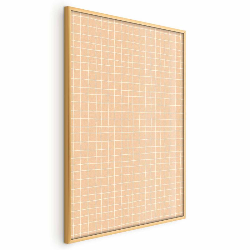 Plakat Artgeist Linie i szum 21x30 cm z ramą złotą 1 szt