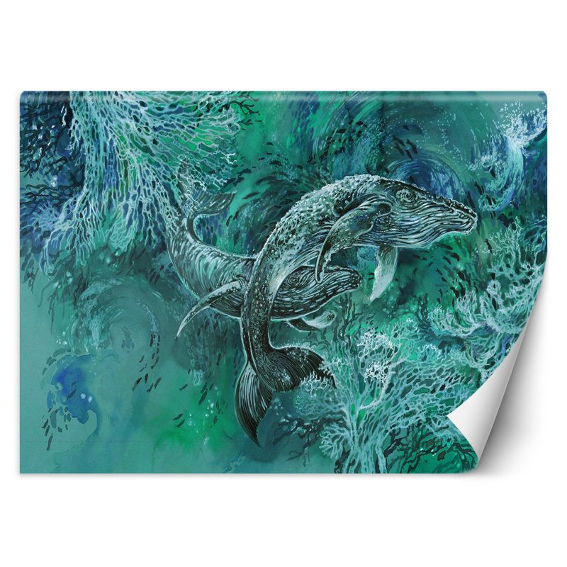 Fototapeta Feeby Wieloryby morze turkusowy 450x315 1 szt