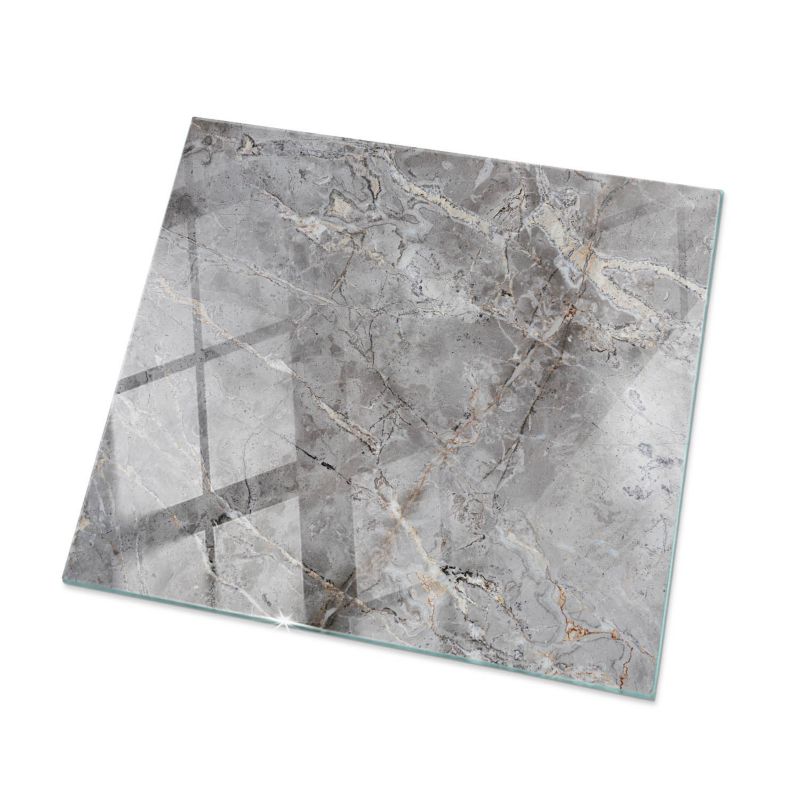 Blat szklany Tulup 50x50 cm Naturalny wzór marmuru 1 szt.