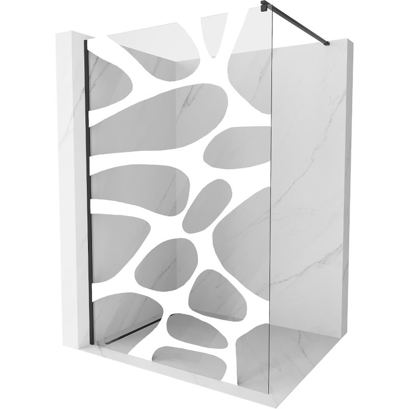 Ścianka prysznicowa Mexen Kioto biały wzór 130x200 cm 800-130-101-70-97 1 szt.