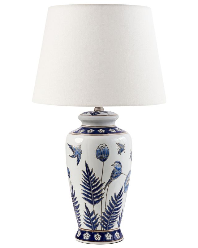 Lampa stołowa Bijela Porcelana Biały/ niebieski 1 szt.