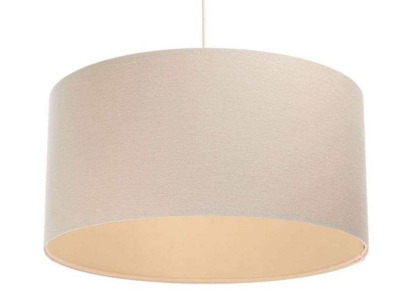 Lampa Bps Koncept wisząca BOHO LEN 60 kremowa 1 szt
