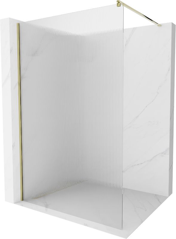 Ścianka prysznicowa Mexen Kioto złota 80x200 cm 800-080-101-50-09 1 szt.
