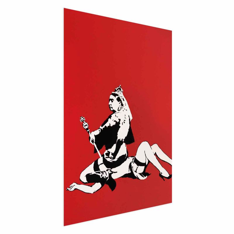 Plakat Artgeist Banksy: Queen Victoria 60x90 cm bez ramy 1 szt