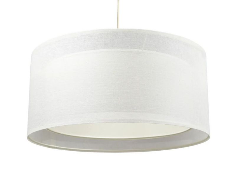 Lampa Bps Koncept wisząca DUO LEN LIGHT 50 kremowa 1 szt