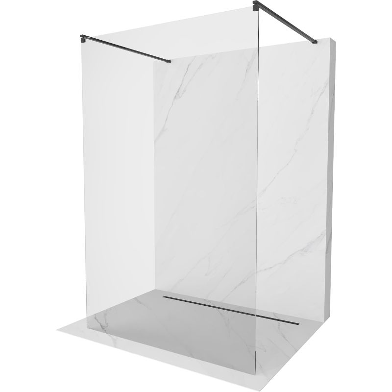Ścianka prysznicowa Mexen Kioto czarna 150x200 cm 800-150-002-70-00 1 szt.
