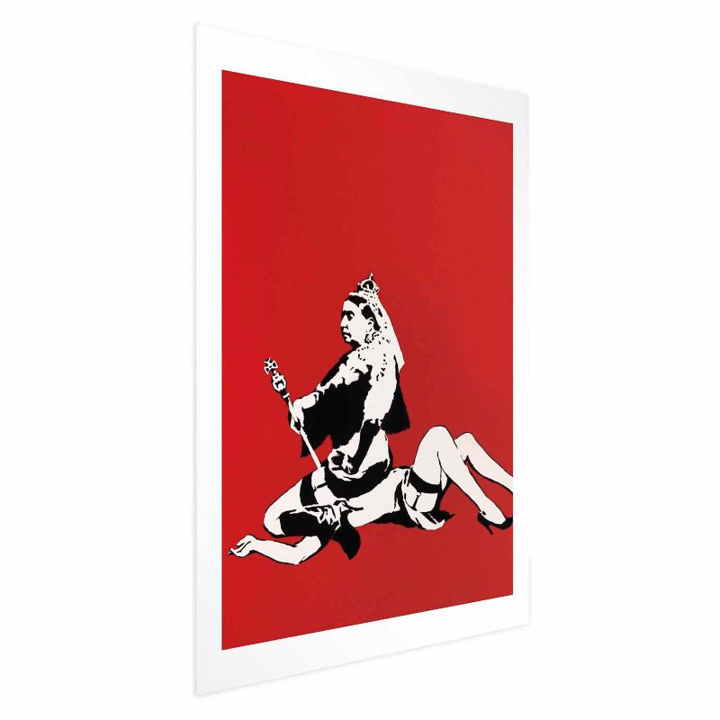 Plakat Artgeist Banksy: Queen Victoria 29,7x42 cm bez ramy 1 szt