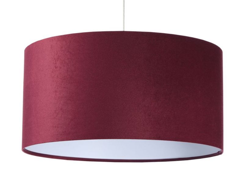 Lampa Bps Koncept wisząca HOME 30 bordowa/biała 1 szt