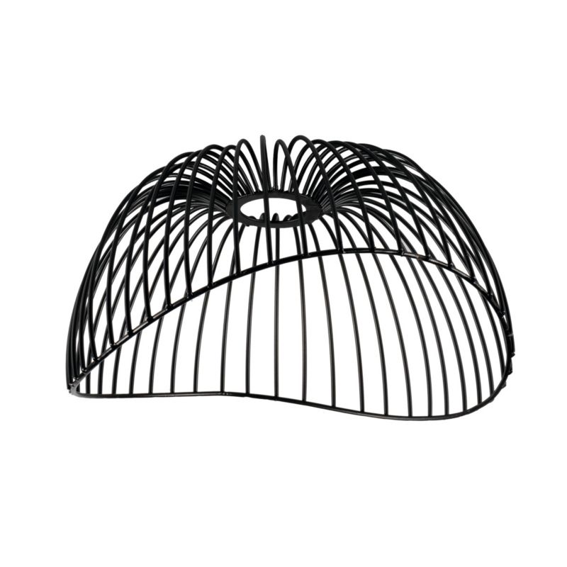 Klosz LightLogic LL KLOSZ 08 66150 druciany do lamp wiszących sufitowych E27 czarny 1 szt.