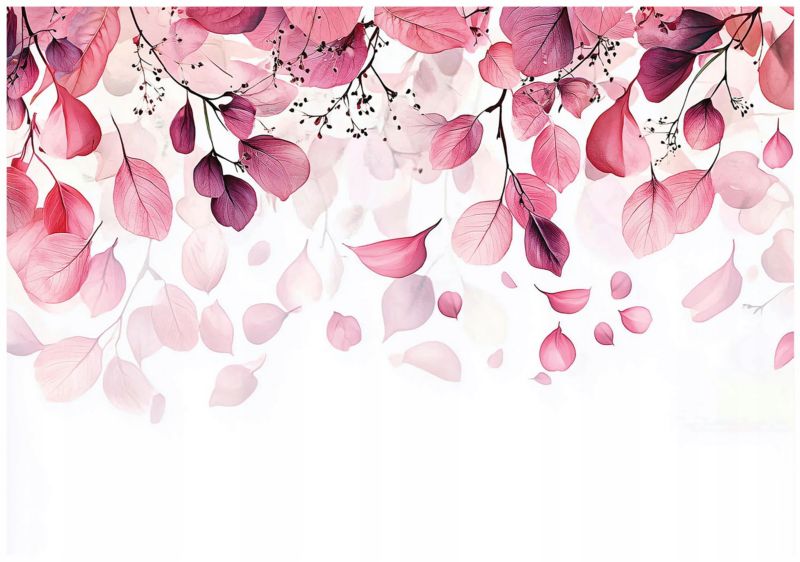 Tapeta Na Flizelinie Ścianę WALLARENA 300x210 cm Fototapeta Do Sypialni Salonu Kuchni Liście Wiszące 1 szt.