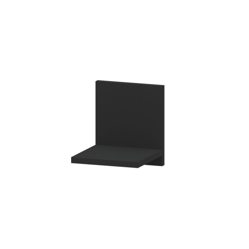 Półka mni Clickform Murso by Cezar Czarny RAL9005 Mat MDF 1 szt.