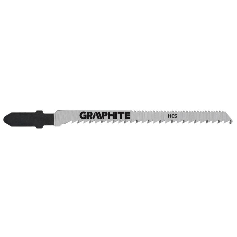 Brzeszczoty do wyrzynarki GRAPHITE do łuków 10TPI, uchwyt typu T 2szt. 1 kpl