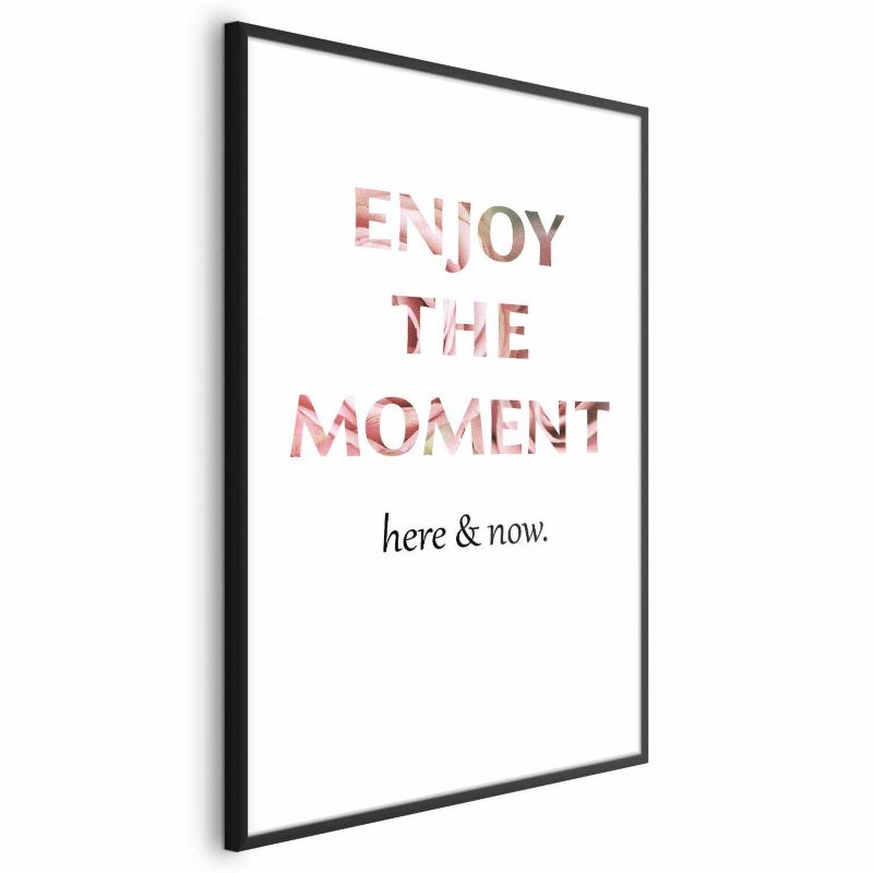 Plakat Artgeist Enjoy the Moment 40x60 cm z ramą czarną 1 szt