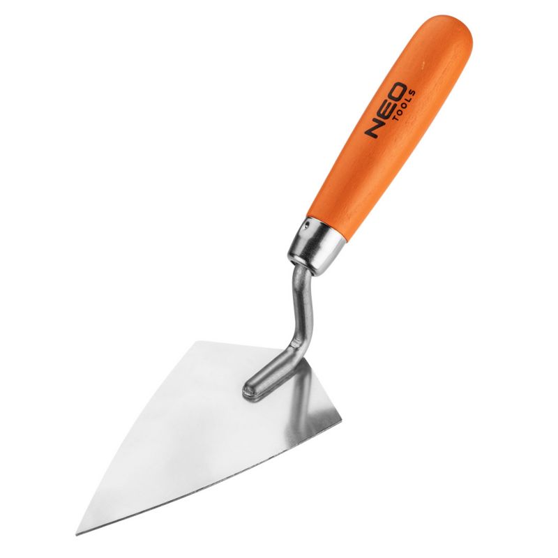 Kielnia sztukatorska NEO TOOLS ostra, 140 x 80 mm, uchwyt drewniany 1 szt.