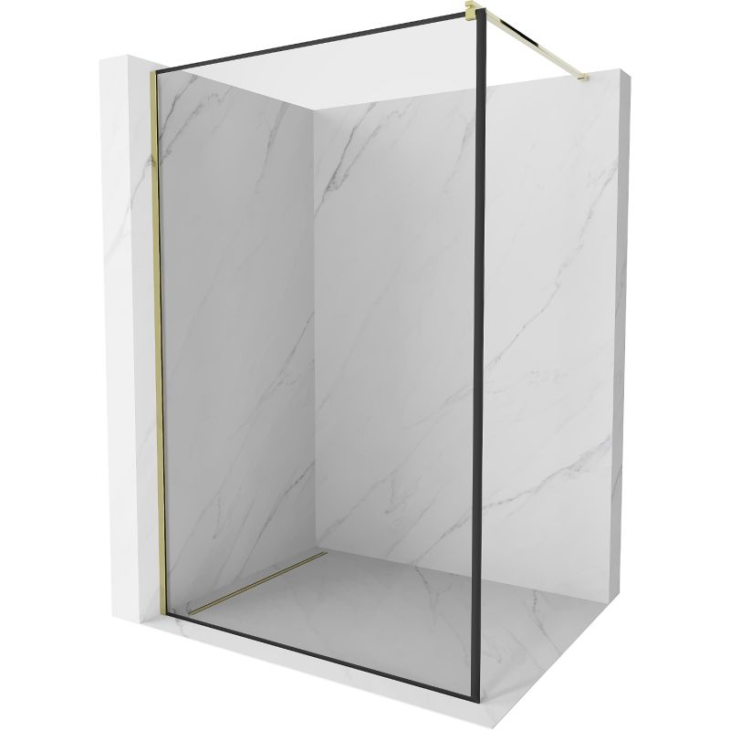 Ścianka prysznicowa Mexen Kioto czarny wzór 80 x 200 cm 800-080-101-50-70 1 szt.