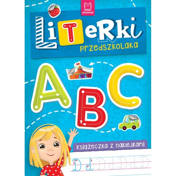 Literki przedszkolaka. Książeczka z naklejkami