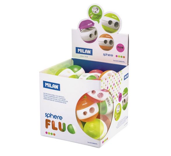 Temperówka Podwója Sphere Fluo Milan